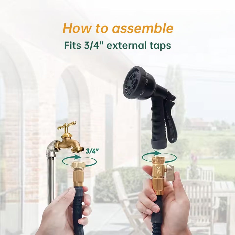 FlowForge Flex Hose Wit Nozzle